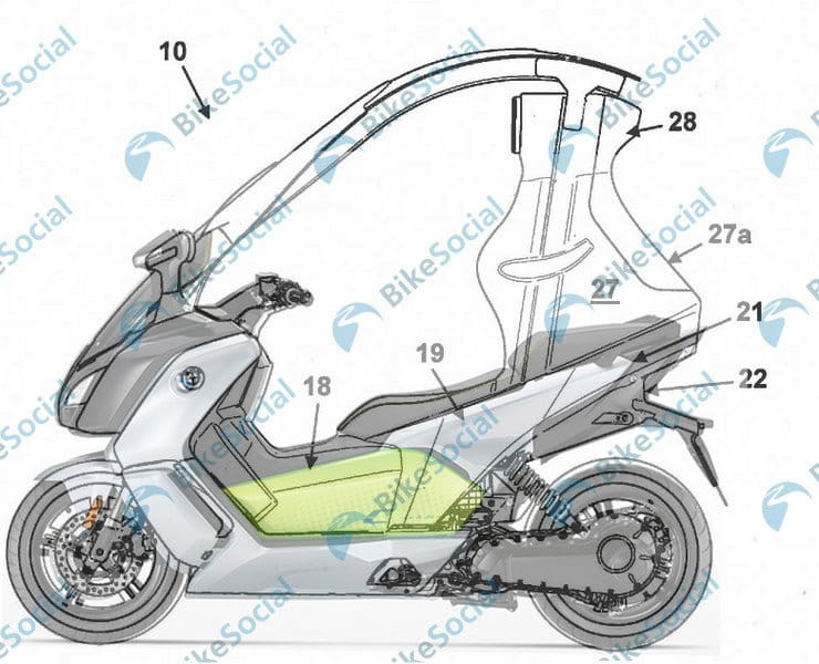 Removable motorcycle safety structure gives BMW design the best of both worlds