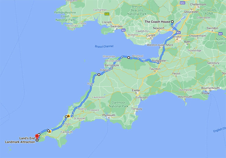 Lands End to John OGroats Motorcycle Routes_11
