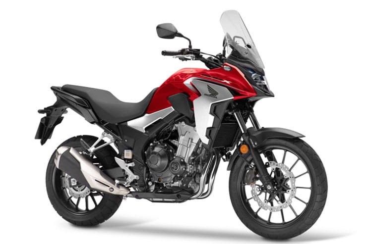 2021 Honda CB500X Adventure Bike - Red