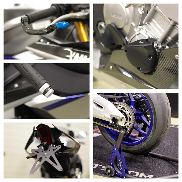 Yamaha R1M , Reactive Parts, Lighteck , Reactive Parts , Tail Tidy, Lever Protection, Engine Protection, Paddock Stand