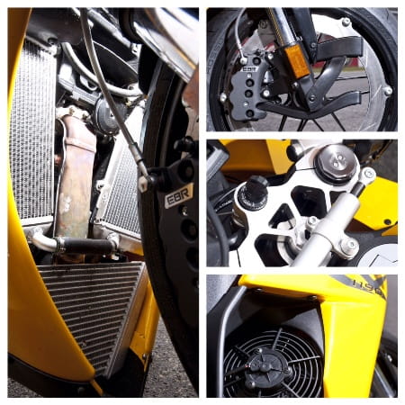 Components and details of the EBR 1190RX