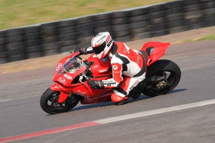Ducati 1199 Panigale handles corners with aplomb