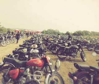 5,000 Royal Enfield enthusiasts attended