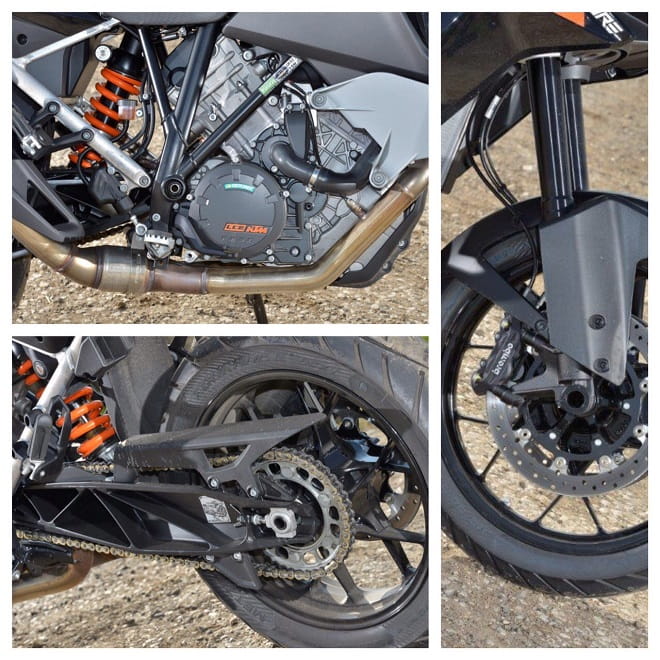 Brembo brakes and WP suspension give the KTM refinement