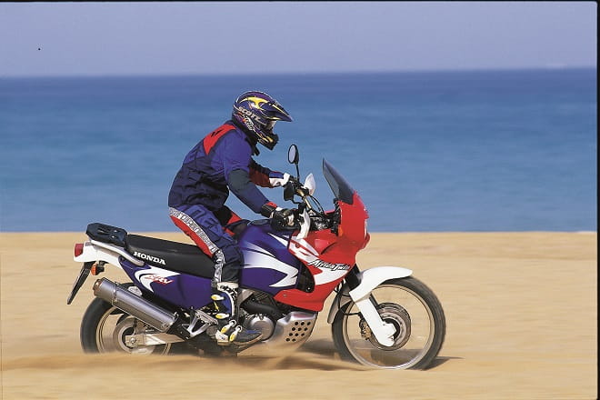 Honda's XRV750 Africa Twin. It went off sale in 2003.