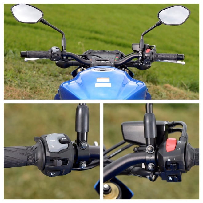Basic controls mean more concentration on riding