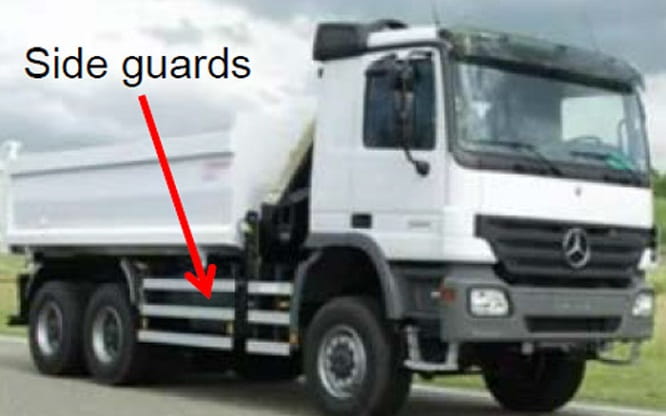 Official photographs of the new safer trucks
