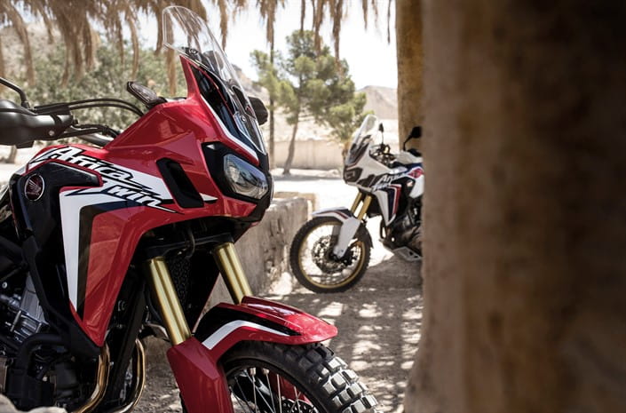 Honda's new CRF1000L Africa Twin on test in Africa.