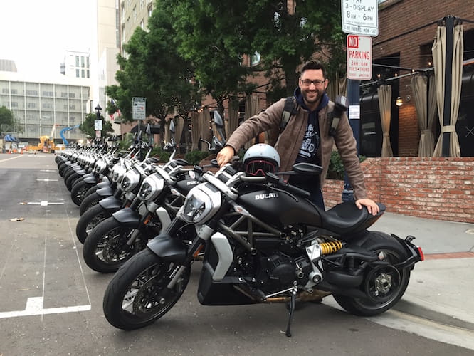 Marc Potter rides the XDiavel