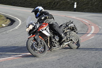 At home on the roads, the rider-friendly Triumph Tiger 800 XRt