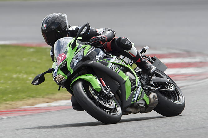 Rev the Kawasaki high and hard for the best results