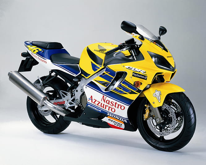 The model was only built for 2 years but did include this Rossi special paint scheme