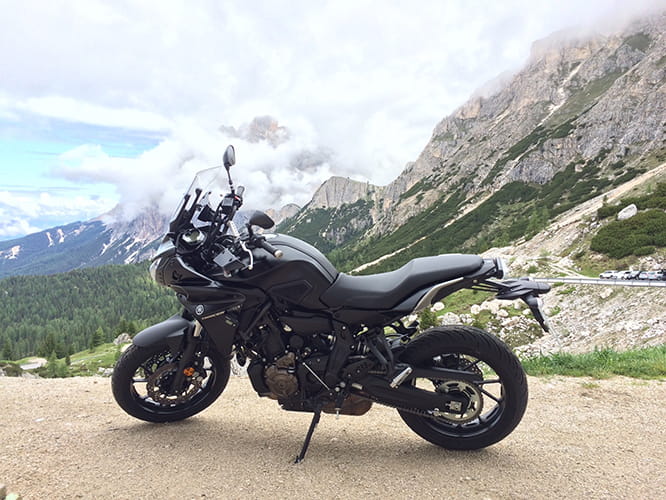 The Tracer 700 is sure to send Yamaha's sales as high as this mountain.