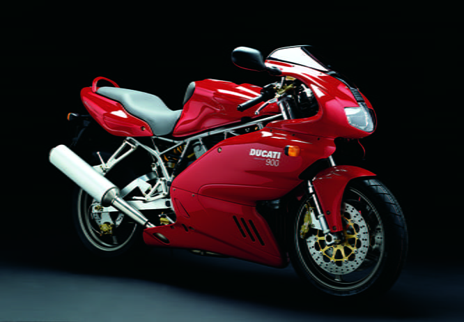 Ducati 900 Suoersport (one word now) designed by Pierre Terblanche