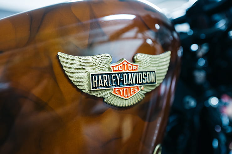 Captain Fawcett custom Harley Davidson