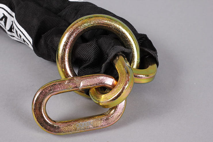 Abus Granit 58 Lock and Chain ring loop