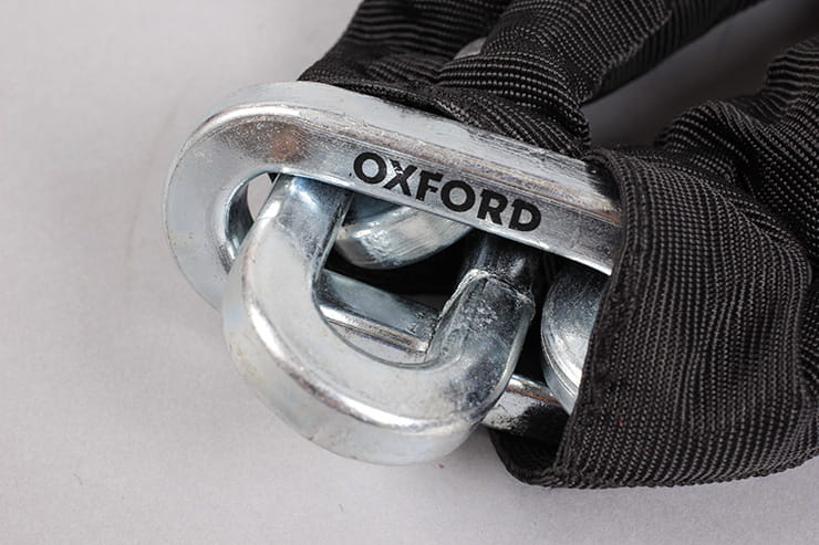 Oxford Hardcore XL chain and padlock chain link
