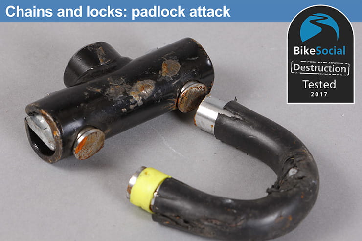 Oxford Nemesis chain and lock after a padlock attack