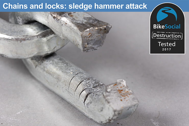 Tested: Pewag VKK 12x45 and Mul-T-Lock NE14L padlock review after a sledge hammer attack