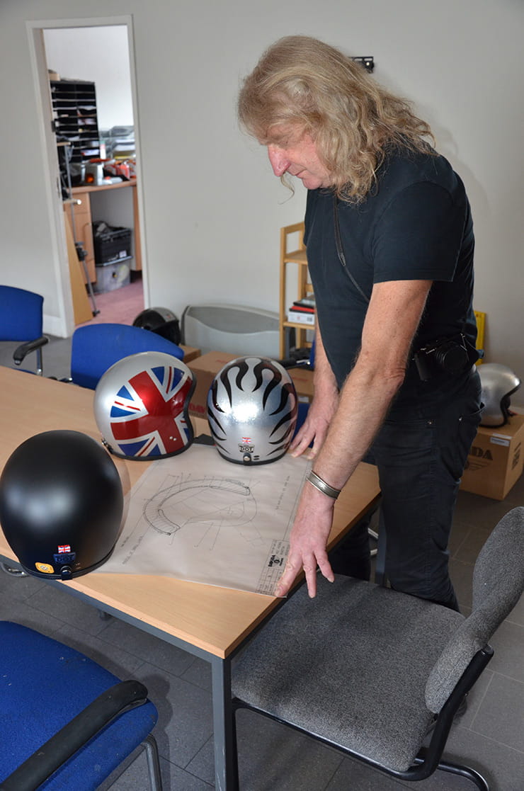 Inside the British motorcycle industry: Davida Helmets