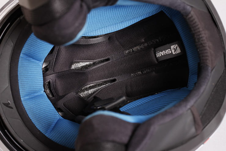 Evo-One motorcycle helmet interior lining