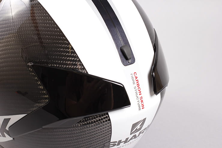 Tested: Shark Spartan helmet review rear vents