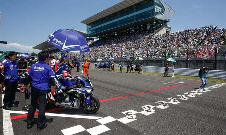 The starting grid for the Suzuka 8 hour race 2016