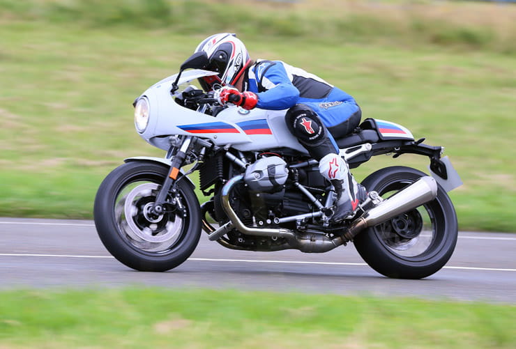 BMW 2017 R NineT Racer ridden by Si Hargreaves