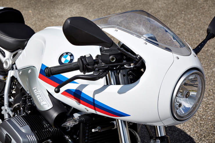 BMW 2017 R NineT Racer nose cone and headlight
