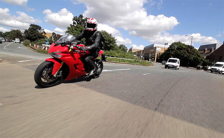 2017 Ducati Supersport S on the road