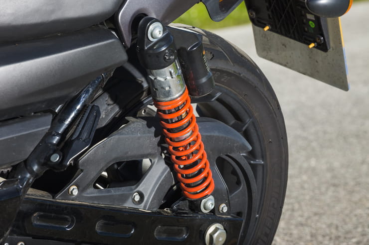 2017 Harley-Davidson Street Rod rear suspension