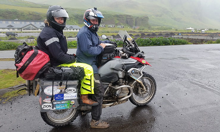 Iceland with a pillion