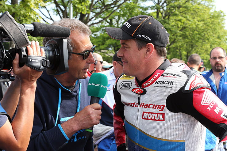 Amy Williams joins Steve Parrish and Steve Plater for Isle of Man Classic TT TV coverage