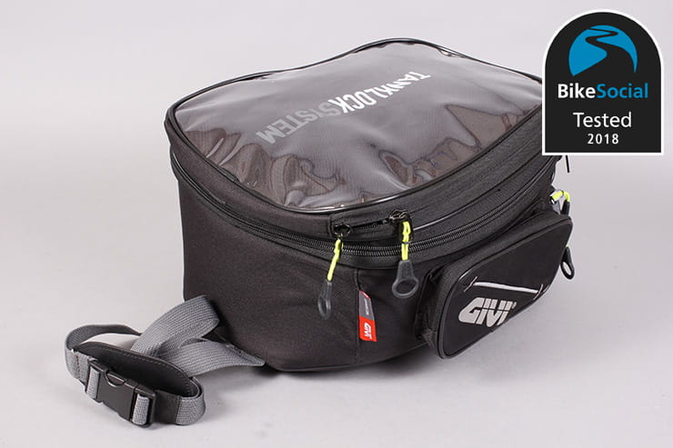 Tested: Givi Tanklock EA118 motorcycle tank bag review