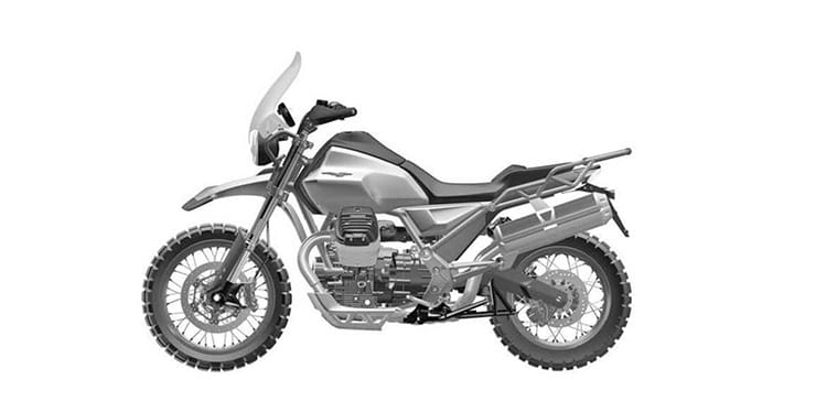 Guzzi V85 production bike revealed in patents