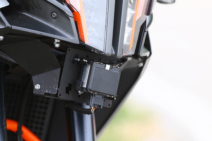 KTM to introduce front and rear sensor technology but “not for next year”
