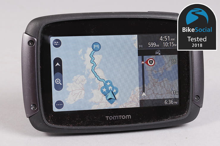 TomTom Rider 500 550 review GPS