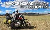 Mad or Nomad Journals - Part 4 of 6 - Pillion Tips | BikeSocial