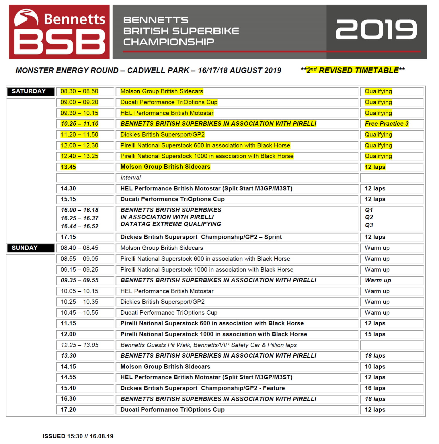 BSB 2019 Cadwell Revised Schedule Rev 2