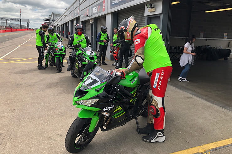 BSB champion, Leon Haslam, teaches for three track sessions while we ride the 2019 Kawasaki ZX-6R, as the manufacturer encourages others to try it.