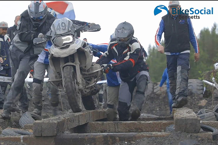 The GS Trophy - two days of mixed on-road and off-road challenges.
