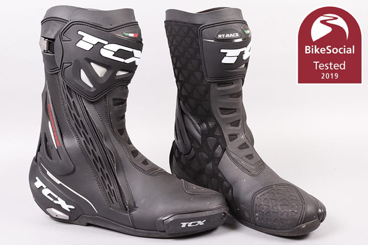 Full review of the TCX RT-Race – are these the best sport bike and track motorcycle boots?