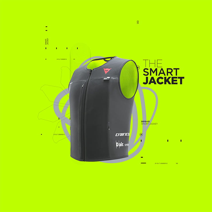 New Smart Jacket D-air vest can be worn under or over any garment