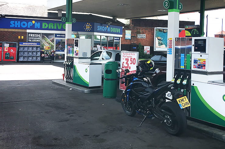  Why do some petrol stations make you take your helmet off?