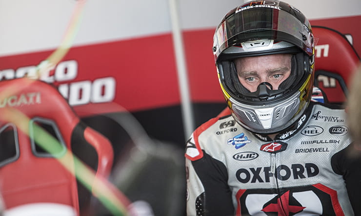 BSB 2019 - Donington - Bridewell Interview Oxford Products Ducati