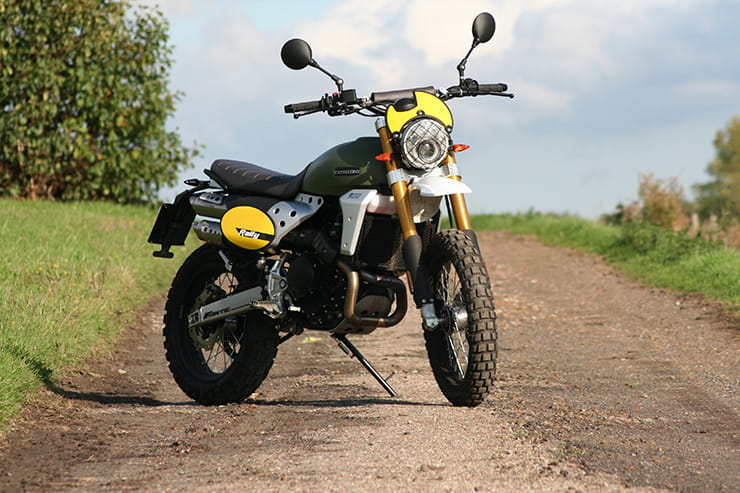 Fantic Caballero Rally  – the seven grand, single-cylinder, 500cc scrambler with extra off-road ingredients