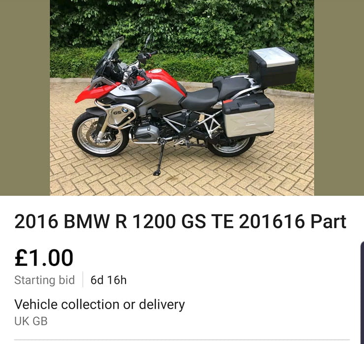 Thousands of motorcycles, scooters, cars, caravans and other vehicles are listed on eBay through a hacked account scam. Here’s how to spot the fraud…