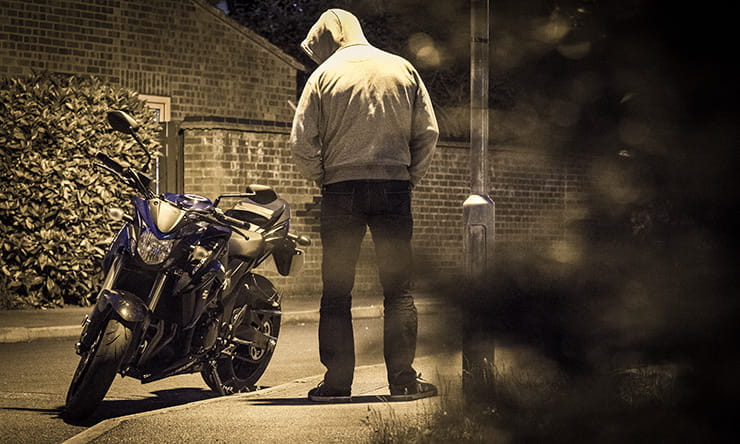 Does locking your motorcycle make it less likely to be stolen?