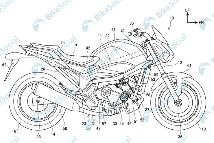 Patents point at complete redesign for future Honda NC750