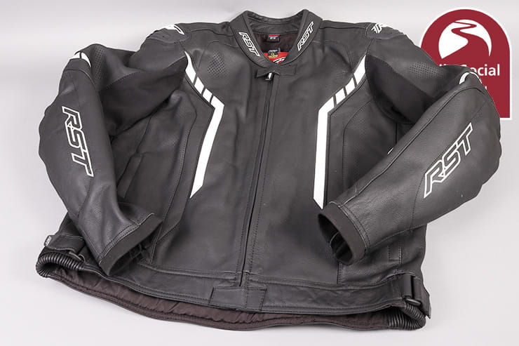 RST rst leather motorcycle jacket 